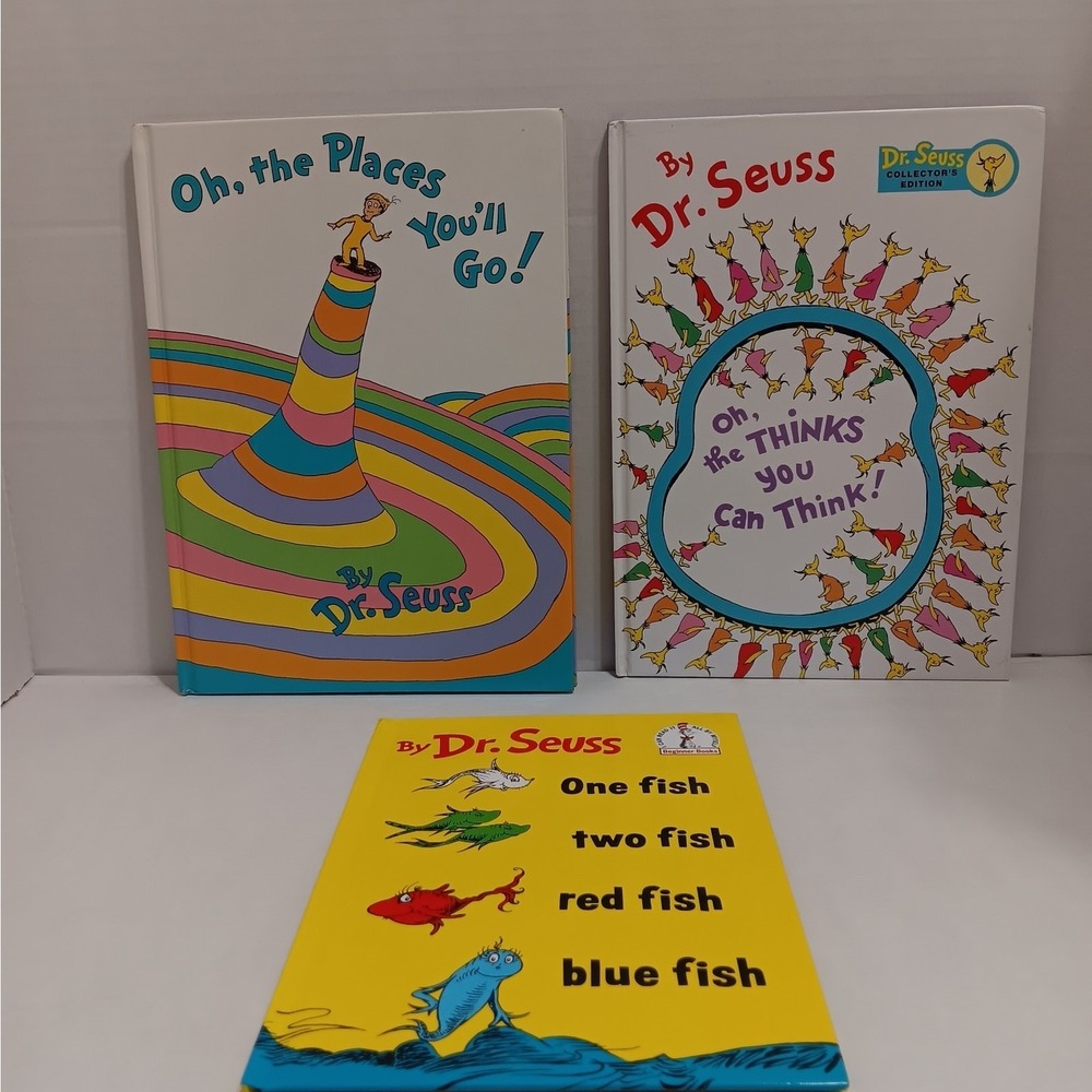 Dr. Seuss‎ Book Lot of 3 Children's Kids Books